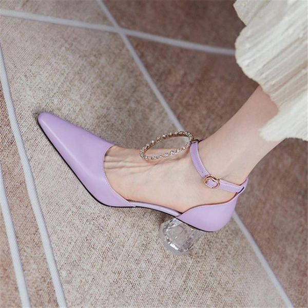 sandals pxelena luxury crystal transparent strange high heels women genuine leather rhinestone ankle strap shoes pointed toe, Black
sandals pxelena luxury crystal transparent strange high heels women genuine leather rhinestone ankle strap shoes pointed toe, Black