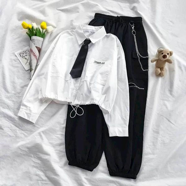 clothing sets 2021 autumn jk uniform female korean version long sleeve shirt student preppy style two piece set women overalls, White
clothing sets 2021 autumn jk uniform female korean version long sleeve shirt student preppy style two piece set women overalls, White