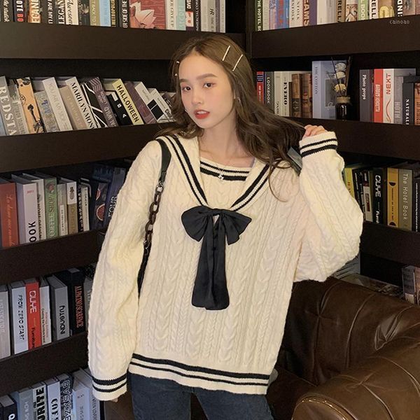japan preppy style loose sweaters for women sweet knitted pullovers fashion brand autumn winter hipster women's, White;black
japan preppy style loose sweaters for women sweet knitted pullovers fashion brand autumn winter hipster women's, White;black