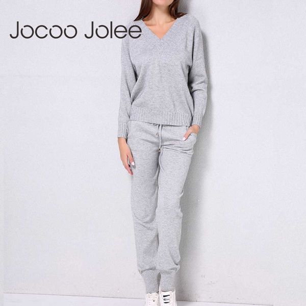 women sweater suit casual v neck knitted sweaters pants two pieces track suits women knitted trousers and jumper clothing set 210619, White;black
women sweater suit casual v neck knitted sweaters pants two pieces track suits women knitted trousers and jumper clothing set 210619, White;black