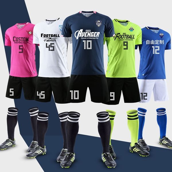 camouflage football suit summer student match training team uniform individual sport print size jersey, Black;white
camouflage football suit summer student match training team uniform individual sport print size jersey, Black;white