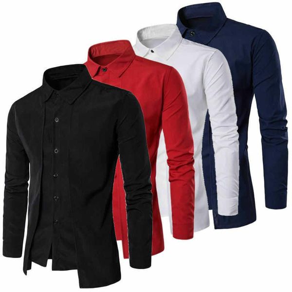 men's casual shirts t luxury men dress shirt formal slim business long sleeve size -2xl autumn and winter, White;black
men's casual shirts t luxury men dress shirt formal slim business long sleeve size -2xl autumn and winter, White;black