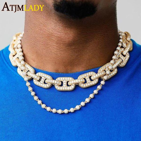 chokers 19mm bling coffee bean cz paved choker link chain necklaces for men iced out sparking cubic zirconia hip hop jewelry, Golden;silver
chokers 19mm bling coffee bean cz paved choker link chain necklaces for men iced out sparking cubic zirconia hip hop jewelry, Golden;silver