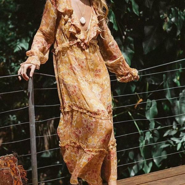 casual dresses happie queens women yellow floral print bohemian chiffon ladies long sleeve v-neck butterfly midi dress 2 pieces, Black;gray
casual dresses happie queens women yellow floral print bohemian chiffon ladies long sleeve v-neck butterfly midi dress 2 pieces, Black;gray