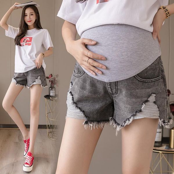 maternity bottoms 8863#maternity leisure pants summer wide leg hole fashion shorts support abdomen elastic for pregnant women belly, White
maternity bottoms 8863#maternity leisure pants summer wide leg hole fashion shorts support abdomen elastic for pregnant women belly, White