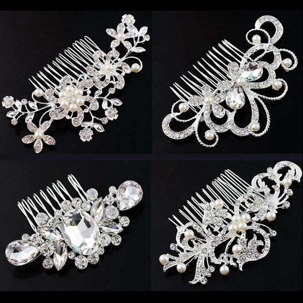 hair clips & barrettes silver color pearl crystal wedding combs accessories for bridal flower headpiece women bride ornaments jewelry, Golden;silver
hair clips & barrettes silver color pearl crystal wedding combs accessories for bridal flower headpiece women bride ornaments jewelry, Golden;silver