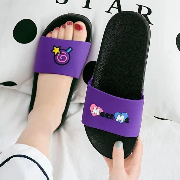 slippers women summer female beach soft bath couples at home non-slip outdoor lovely cartoon slide sandals, Black
slippers women summer female beach soft bath couples at home non-slip outdoor lovely cartoon slide sandals, Black