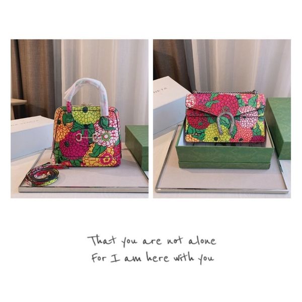new printing series flower and plant printing women's bag designers bags ysj