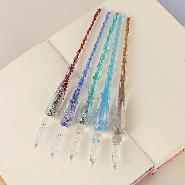 fountain pens 1 pc crystal penholder plunging calligraphy pen handmade glass lampwork with 3d flower iinside filling ink
fountain pens 1 pc crystal penholder plunging calligraphy pen handmade glass lampwork with 3d flower iinside filling ink