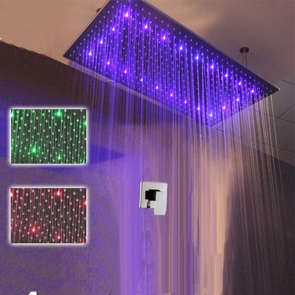europe led shower set hydro power color change brushed 304sus ceiling head rectangular bathroom rainfall sets
europe led shower set hydro power color change brushed 304sus ceiling head rectangular bathroom rainfall sets