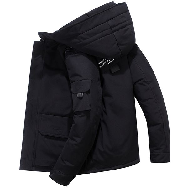 winter down jacket men 90% white duck coat male fashion hooded collar windbreaker thick warm outwear men's parkas, Black
winter down jacket men 90% white duck coat male fashion hooded collar windbreaker thick warm outwear men's parkas, Black