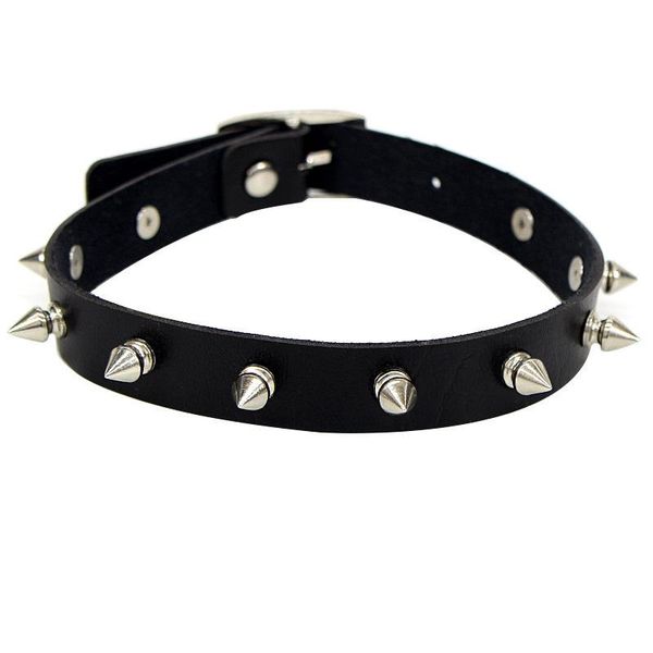 chokers amorcome street style black leather choker with studs punk spike rivet pu necklace cosplay women men goth jewelry, Golden;silver
chokers amorcome street style black leather choker with studs punk spike rivet pu necklace cosplay women men goth jewelry, Golden;silver
