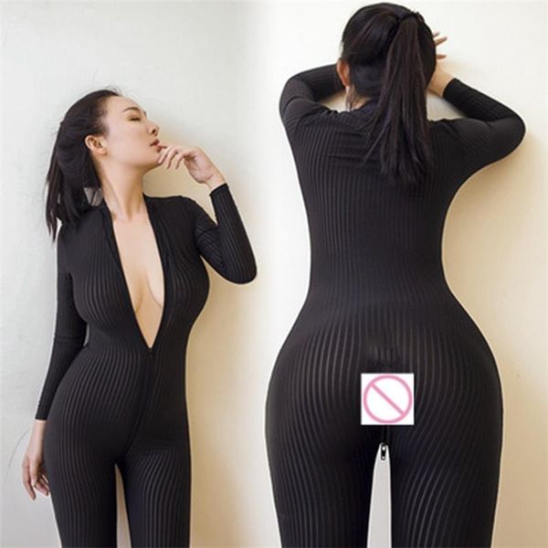 xs 8xl open crotch womens jumpsuit bodycon long sleeve fashion mesh see through black romper skinny double zipper overalls, Black;white
xs 8xl open crotch womens jumpsuit bodycon long sleeve fashion mesh see through black romper skinny double zipper overalls, Black;white