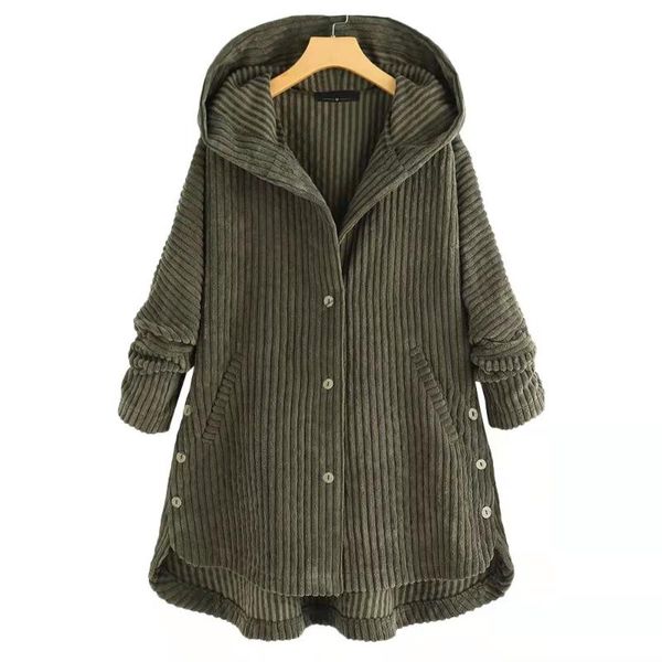 women's jackets retro corduroy autumn coats women spring hoodies long sleeve outwear solid chaqueta casual hooded, Black;brown
women's jackets retro corduroy autumn coats women spring hoodies long sleeve outwear solid chaqueta casual hooded, Black;brown