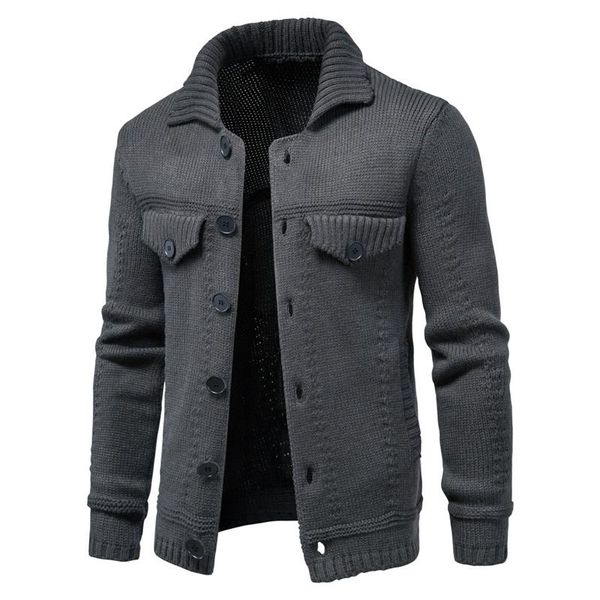 men's sweaters winter warm style men cardigan casual solid color single breasted lapel sweater autumn simple slim clothes, White;black
men's sweaters winter warm style men cardigan casual solid color single breasted lapel sweater autumn simple slim clothes, White;black