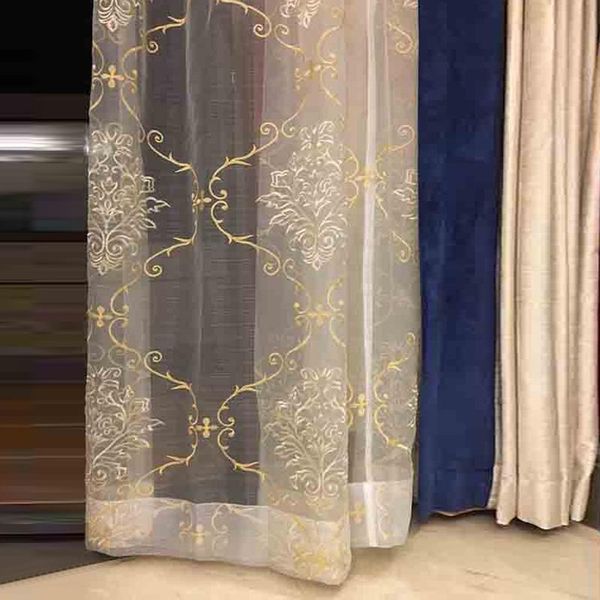curtain & drapes american neoclassical light luxury european damascus embroidered curtains for living dining room bedroom
curtain & drapes american neoclassical light luxury european damascus embroidered curtains for living dining room bedroom