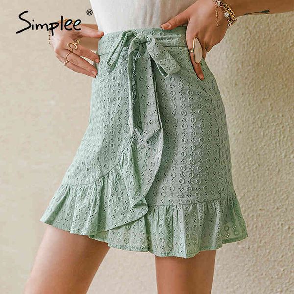 elegant cotton mini a-line solid ruffled lace office lady light green high waist asymmetric short skirt 210414, Black
elegant cotton mini a-line solid ruffled lace office lady light green high waist asymmetric short skirt 210414, Black