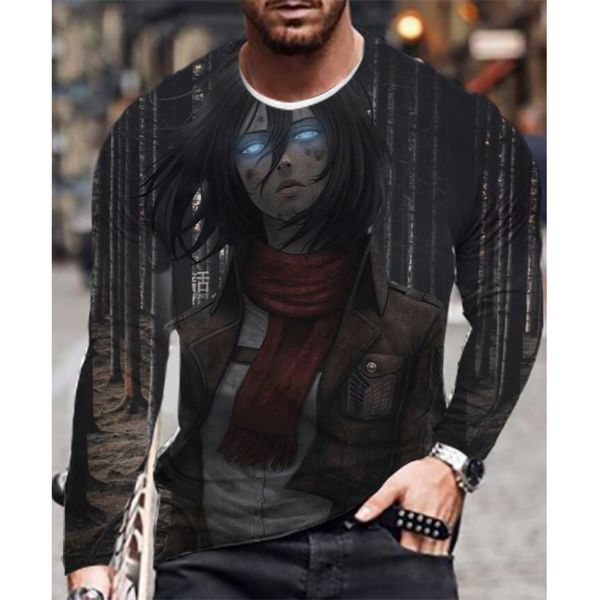 attack on titan fresh and indifferent male is a 3d printed t-shirt visual impact party streetwear round neck high-quality long-sleeved desig, White;black
attack on titan fresh and indifferent male is a 3d printed t-shirt visual impact party streetwear round neck high-quality long-sleeved desig, White;black