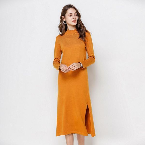 women's sweaters 2021 autumn and winter long dress soft feminine with collar cashmere sweater female knitted pullovers, White;black
women's sweaters 2021 autumn and winter long dress soft feminine with collar cashmere sweater female knitted pullovers, White;black