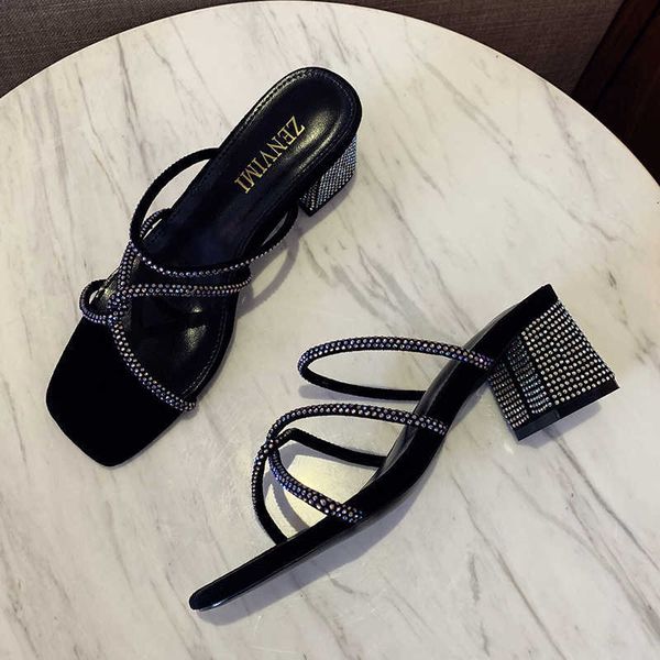 sandals spring summer sandals of crystal cross strapped heel down woman slippers platform fashion alias mujer shiny shoes 210h, Black
sandals spring summer sandals of crystal cross strapped heel down woman slippers platform fashion alias mujer shiny shoes 210h, Black