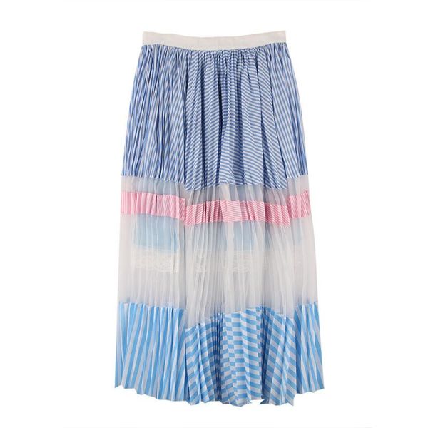 skirts 2021 summer thin styles fashion women clothes high waist elastic striped mesh organza a-line skirt female a843, Black
skirts 2021 summer thin styles fashion women clothes high waist elastic striped mesh organza a-line skirt female a843, Black