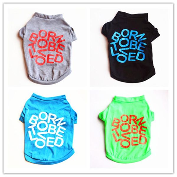 dog apparel summer cotton vest letter print breathable t-shirt for pet cat costume patchwork wholesale clothes
dog apparel summer cotton vest letter print breathable t-shirt for pet cat costume patchwork wholesale clothes