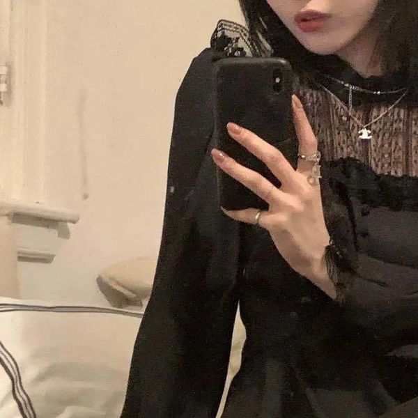 gothic black spring casual womens dresses lace long sleeve one piece korean evening party elegant midi female, Black;gray
gothic black spring casual womens dresses lace long sleeve one piece korean evening party elegant midi female, Black;gray