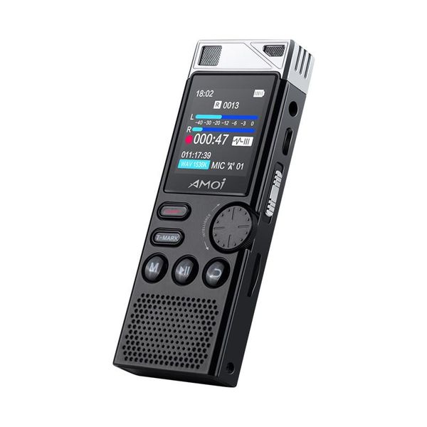 digital voice recorder amoi a80 professional dictaphone hd noise reduction voice-activated dual mic lossless hifi player business meeting
digital voice recorder amoi a80 professional dictaphone hd noise reduction voice-activated dual mic lossless hifi player business meeting