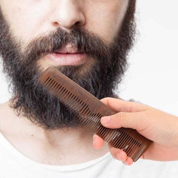 hair brushes wooden portable men's beard comb, sandalwood anti-static mustache, Silver
hair brushes wooden portable men's beard comb, sandalwood anti-static mustache, Silver