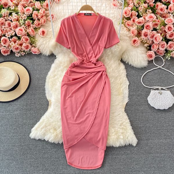 vintage black/green draped bodycon midi dress for women summer casual v-neck short sleeve high waist party robe female 2021 new, Black;gray
vintage black/green draped bodycon midi dress for women summer casual v-neck short sleeve high waist party robe female 2021 new, Black;gray