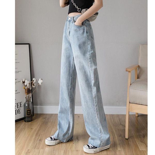 women's jeans edge high waist mom for women 2021 bleached straight wide leg pants denim baggy vintage streetwear casual trousers, Blue
women's jeans edge high waist mom for women 2021 bleached straight wide leg pants denim baggy vintage streetwear casual trousers, Blue