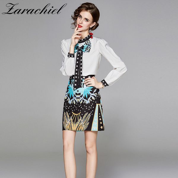 skirts designer runway bowknot sleeve blouses and luxury flower print short skirts 2 two piece sets women autumn outfits, Black
skirts designer runway bowknot sleeve blouses and luxury flower print short skirts 2 two piece sets women autumn outfits, Black