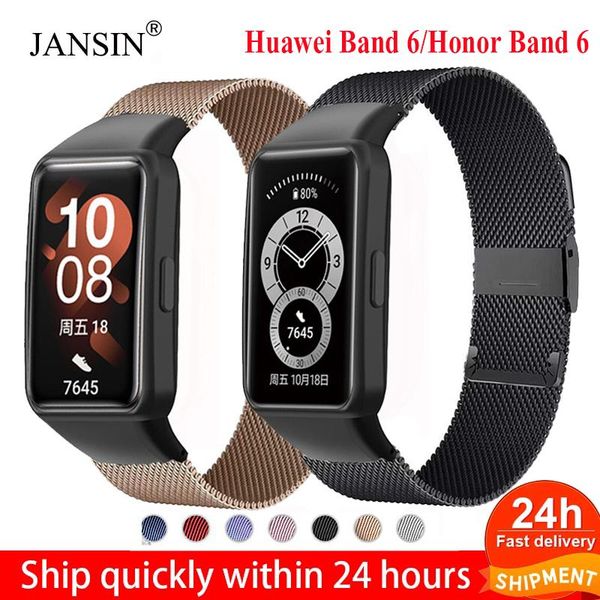 watch bands strap for huawei honor band 6 smartwatch bracelet magnetic loop stainless steel metal correa, Black;brown
watch bands strap for huawei honor band 6 smartwatch bracelet magnetic loop stainless steel metal correa, Black;brown