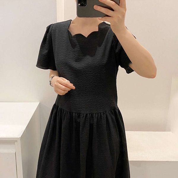 casual dresses dress women clothessouth korea summer elegant irregular wave neckline pleated texture long over the knee short s 14ha, Black;gray
casual dresses dress women clothessouth korea summer elegant irregular wave neckline pleated texture long over the knee short s 14ha, Black;gray