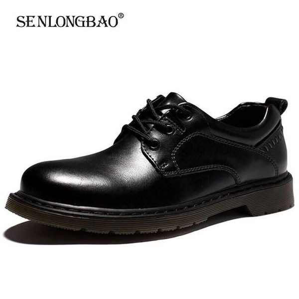 big size brand breathable men's oxford shoes dress men flats fashion genuine leather casual work 210619, Black
big size brand breathable men's oxford shoes dress men flats fashion genuine leather casual work 210619, Black