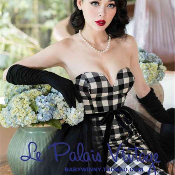 casual dresses le vintage palais limited retro pino edition to black all-match skirt/prom, Black;gray
casual dresses le vintage palais limited retro pino edition to black all-match skirt/prom, Black;gray