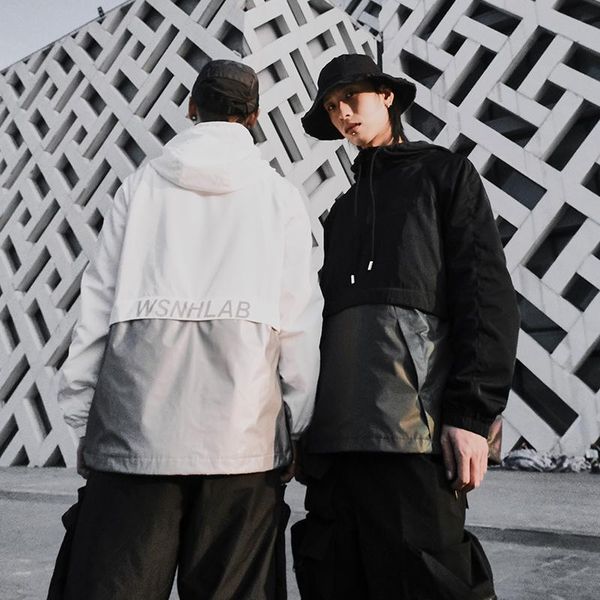 men's jackets wsnhlab reflective anorak hooded jacket windbreaker streetwear harajuku techwear aesthetic, Black;brown
men's jackets wsnhlab reflective anorak hooded jacket windbreaker streetwear harajuku techwear aesthetic, Black;brown