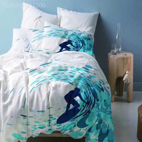 bedding sets sports boys girls set surfing 3d printed duvet cover single double king bed home textiles bedclothes 2/3pcs
bedding sets sports boys girls set surfing 3d printed duvet cover single double king bed home textiles bedclothes 2/3pcs