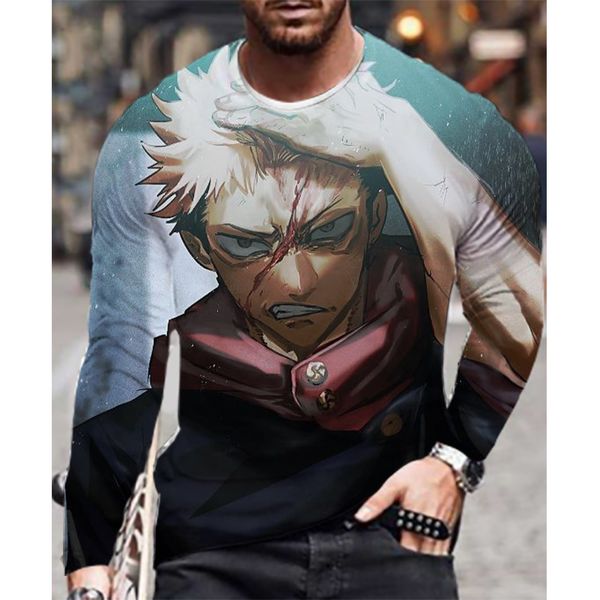 jujutsu kaisen blue comfortable pattern men's 3d printed t-shirt visual impact party round neck long sleeve designer plus size printed, White;black
jujutsu kaisen blue comfortable pattern men's 3d printed t-shirt visual impact party round neck long sleeve designer plus size printed, White;black
