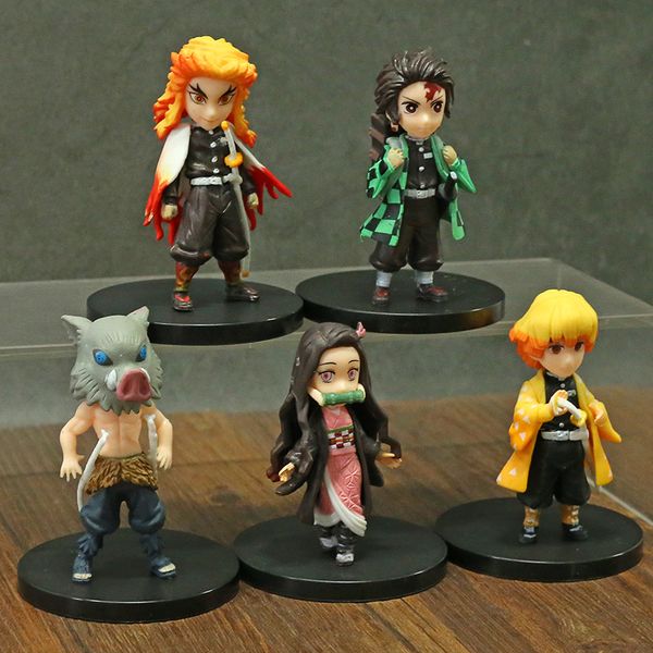 Anime Demon Slayer Rengoku Kyoujurou Tomioka Giyuu Kochou Shinobu Figure Toys Kimetsu No Yaiba Doll Children Gift Set
Anime Demon Slayer Rengoku Kyoujurou Tomioka Giyuu Kochou Shinobu Figure Toys Kimetsu No Yaiba Doll Children Gift Set