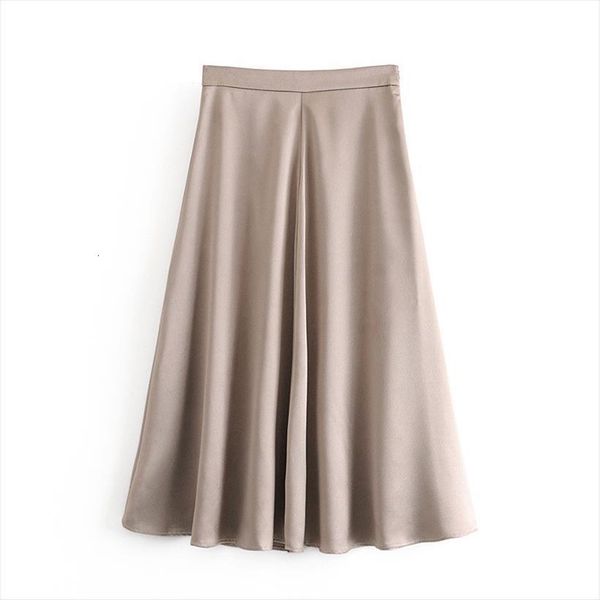merodi fashion za silk satin women skirts feeling long chic high waist soft skrit autumn girls elegant, Black
merodi fashion za silk satin women skirts feeling long chic high waist soft skrit autumn girls elegant, Black