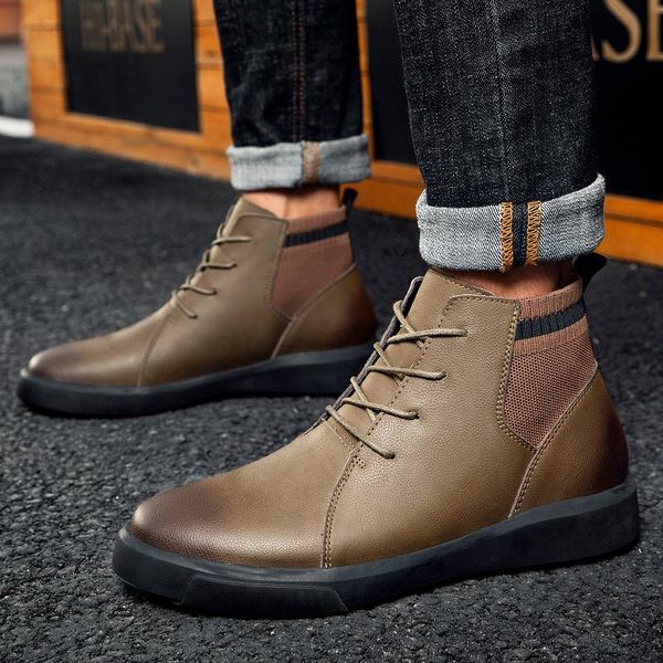 boots brand tlassic style wearable and comfortable men's shoes european american retro casual, Black
boots brand tlassic style wearable and comfortable men's shoes european american retro casual, Black