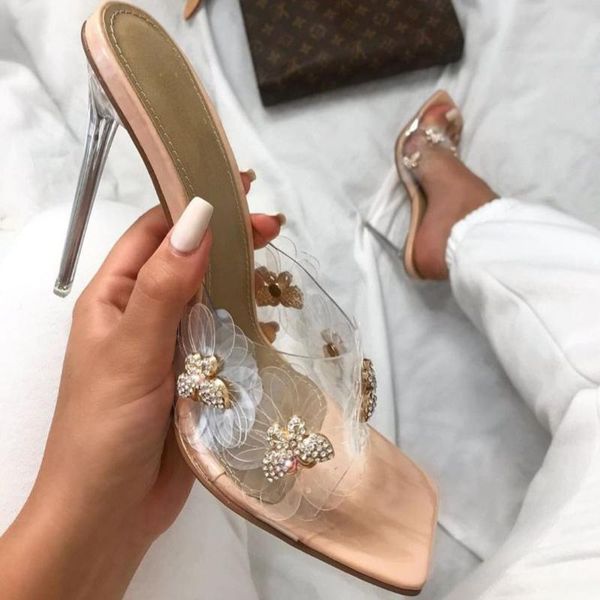 slippers women pvc transparent ladies sandals pumps mules shoes clear thin high heels slip on party wedding elegant slides, Black
slippers women pvc transparent ladies sandals pumps mules shoes clear thin high heels slip on party wedding elegant slides, Black