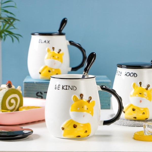 mugs creative super-green embossed ceramic mark cup large-capacity korean version of the student gift water with a cover spoon
mugs creative super-green embossed ceramic mark cup large-capacity korean version of the student gift water with a cover spoon
