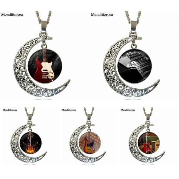 pendant necklaces necklace with silver plated glass cabochon crescent moon shaped choker long for women vintage guitar
pendant necklaces necklace with silver plated glass cabochon crescent moon shaped choker long for women vintage guitar