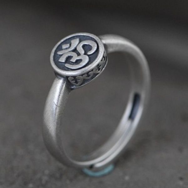 cluster rings bocai s925 pure silver simple art six-character mantra ring female real 925 adjustable good luck, Golden;silver
cluster rings bocai s925 pure silver simple art six-character mantra ring female real 925 adjustable good luck, Golden;silver