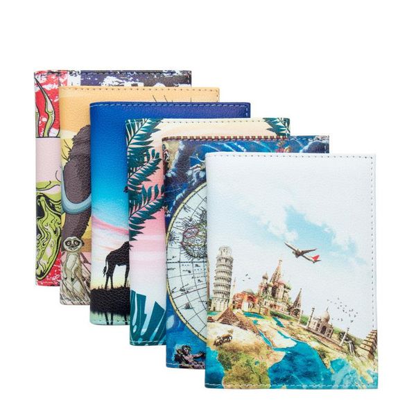 card holders uv printed scenary passport covers flaming multi slots id holder african spot wallet bulk custom available, Brown;gray
card holders uv printed scenary passport covers flaming multi slots id holder african spot wallet bulk custom available, Brown;gray