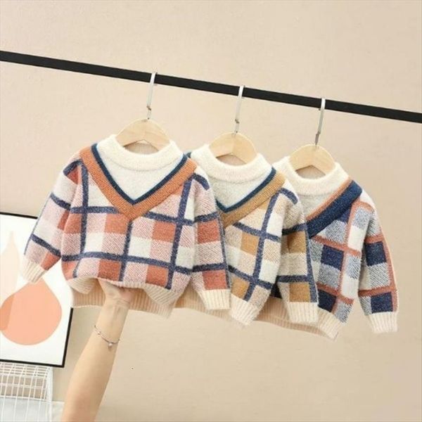 boys and girls imitation mink wool sweaters plaid pattern thick childrens clothing 0 11 years old kids flocking sweater, Blue
boys and girls imitation mink wool sweaters plaid pattern thick childrens clothing 0 11 years old kids flocking sweater, Blue