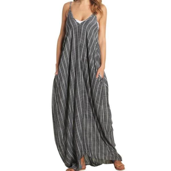 casual dresses plus size striped boho summer dress women cotton linen strappy baggy loose long maxi suspender overalls robe femme, Black;gray
casual dresses plus size striped boho summer dress women cotton linen strappy baggy loose long maxi suspender overalls robe femme, Black;gray