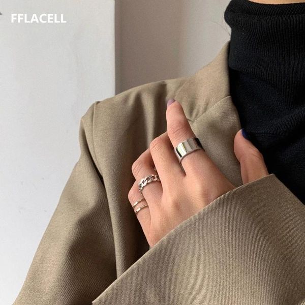 vintage korea hip hop 3 pcs / set harajuku twist hollow geometric open adjustable metal ring for women girls party jewelry cluster rings, Golden;silver
vintage korea hip hop 3 pcs / set harajuku twist hollow geometric open adjustable metal ring for women girls party jewelry cluster rings, Golden;silver